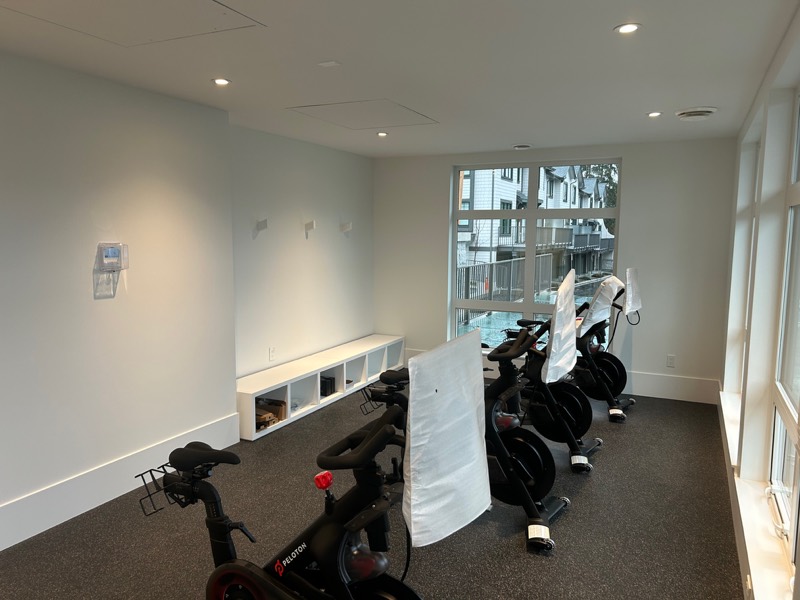 Spin room in a residential building